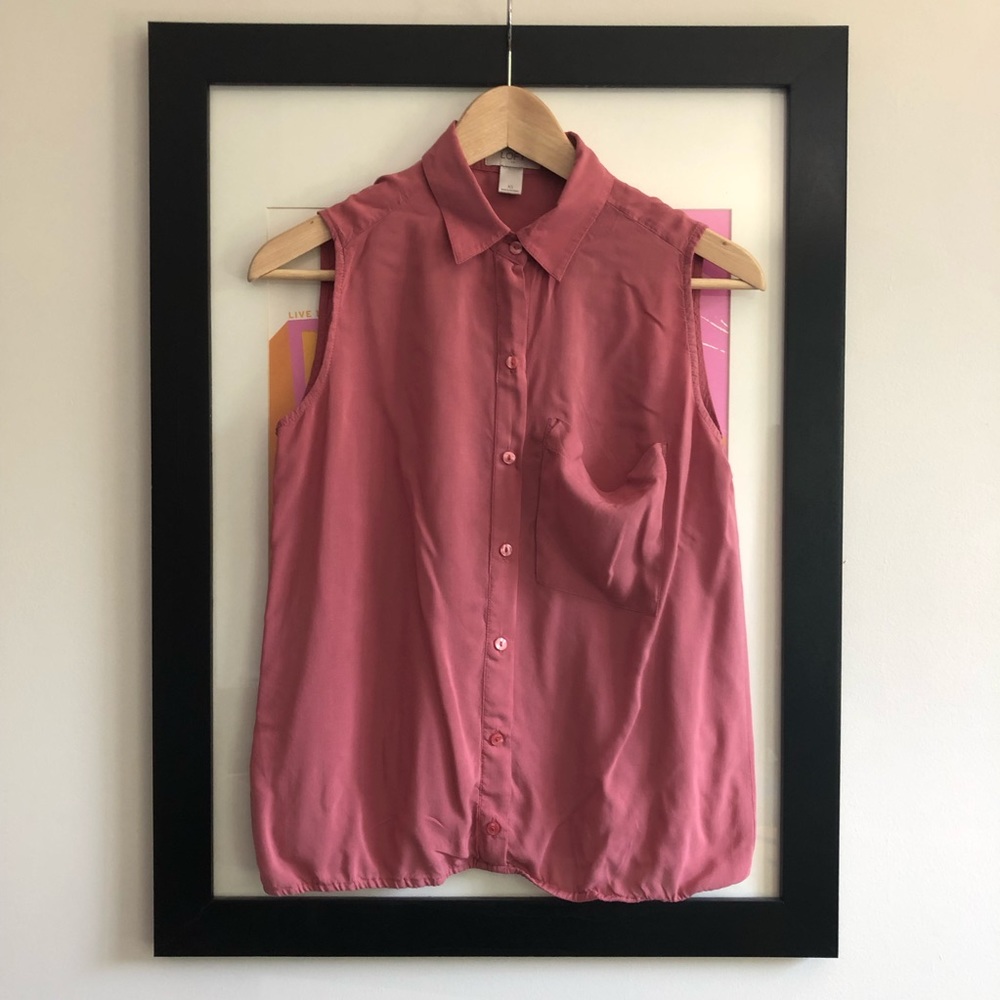 super soft breezy button down loft tank